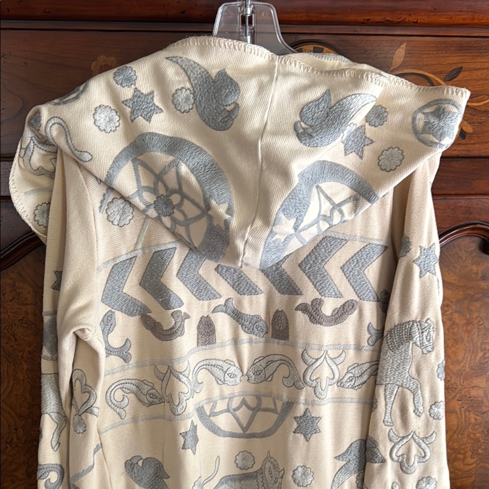 Johnny Was RARE Filone Embroidered Animal Patterned Cardigan Duster Coat - Picture 15 of 17